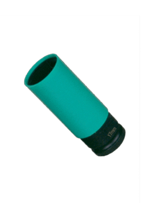 Krachtdop met kunststof huls 17 mm