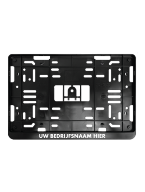 Kentekenplaathouders Caravan met tekstrand