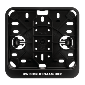 Kentekenplaathouders Scooter vierkant 14x12 met tekstrand
