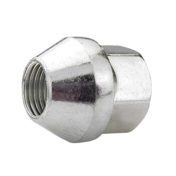 Wielmoeren voor lichtmetalen velgen  wielen - M12x1.25 / verzinkt - (open met kraag) - TUV (EU)