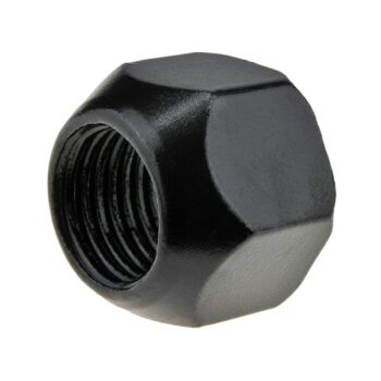 Zwarte wielmoeren voor stalen wielen - M14x1.50 - Sleutel 21 (open zonder kraag)