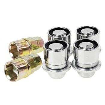 Slotmoeren voor originele velgen Toyota, Mitsubishi, Lexus C Blok, M12x1.50 (Beweegbare huls / platte ring)