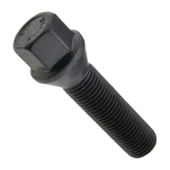 Zwarte velgbout M14x1.50 Conisch - sleutel 17 - 45 mm