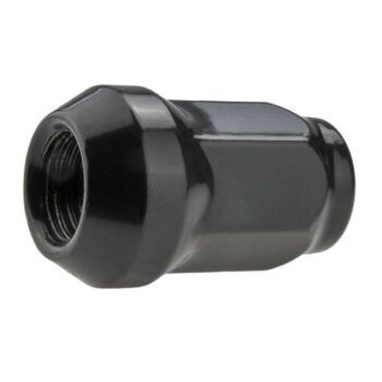 Zwarte wielmoeren voor lichtmetalen velgen  wielen - M12x1.50 - Sleutel 17 (gesloten)