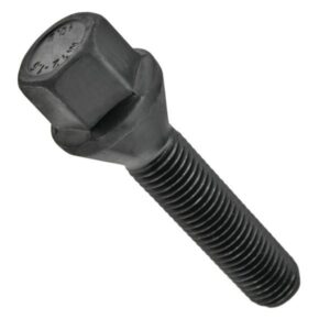 Zwarte velgbout M12x1.50 Conisch - sleutel 17 - 45 mm