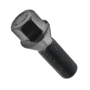 Zwarte velgbout M14x1.25 Conisch - sleutel 17 - 30 mm