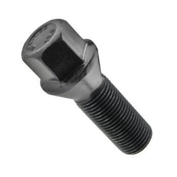 Zwarte velgbout M14x1.25 Conisch - sleutel 17 - 30 mm