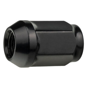 Zwart Gesloten wielmoeren voor lichtmetalen velgen  wielen - 1/2" 20 UNF - Sleutel 19 (gesloten)