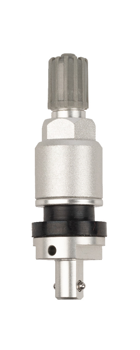 Aluminum snap-in valve for Autel sensors - silver