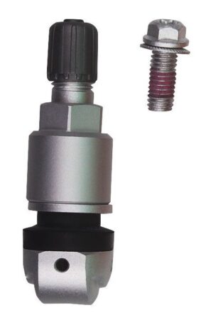 Aluminum valve for Autel sensors - silver Screwed-in
