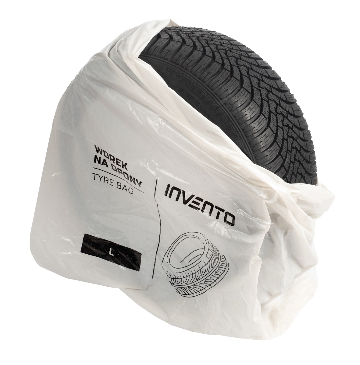 INVENTO tire bag - L, 1000x1000mm, pack of 10pcs