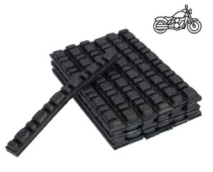 Kleefgewichten voor motoren HT 45g (6×2.5g + 6x5g), zwart, 100 strips