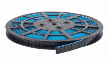 Kleefgewicht staal met poedercoating op rol voor lichtmetalen velgen, zwart, 6 kg