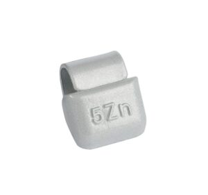 ZINC 5g knock-on wheel weights, alloy wheels, grey, coated 100pcs