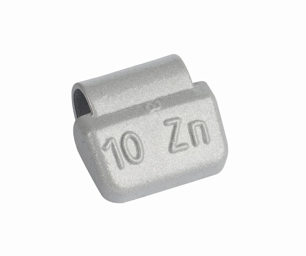 ZINC 10g knock-on wheel weights, alloy wheels, grey, coated 100pcs