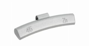 ZINC 45g knock-on wheel weights, alloy wheels, grey, coated 50pcs