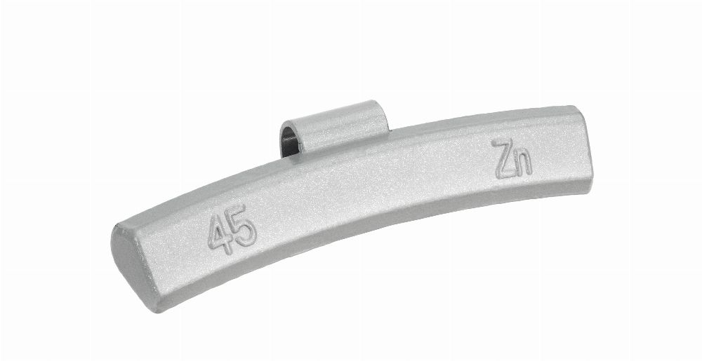 ZINC 45g knock-on wheel weights, alloy wheels, grey, coated 50pcs