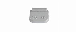 ZINC 10g, coated wheel weights, knocked onto steel rim, 100 pcs