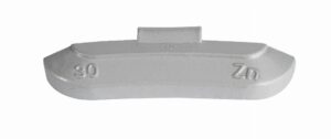 ZINC 30g, coated wheel weights, knocked onto steel rim, 100 pcs