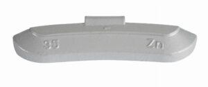 ZINC 35g, coated wheel weights, knocked onto steel rim, 50 pcs