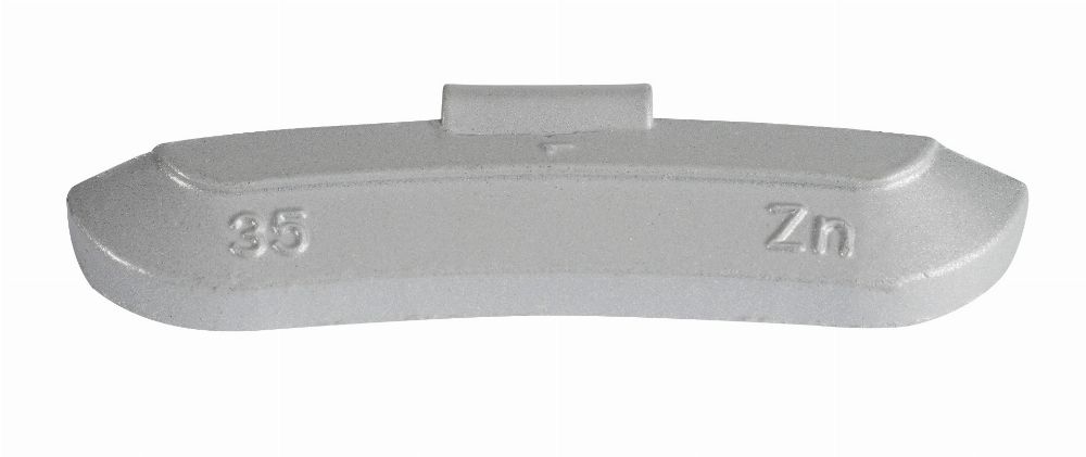 ZINC 35g, coated wheel weights, knocked onto steel rim, 50 pcs