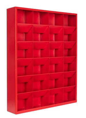 Wheel weight shelf - 57x68x10cm, red