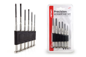 Precisieschroevendraaierset, 6 stuks