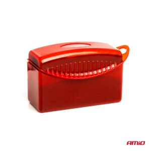 Schone handen bandenspons in plastic doos