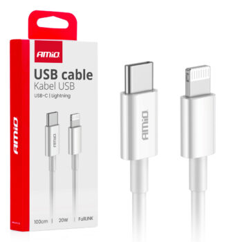 Kabel USB-C naar Lightning 20W 100cm FullLINK