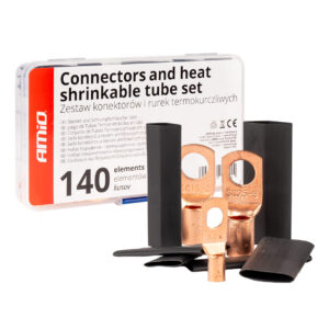 Krimpkous draadconnectoren en -buizen 140 stuks