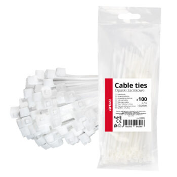 Kabelbundelband wit 2,5×150mm 100 stuks