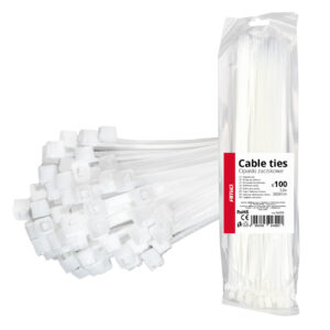 Kabelbundelband wit 3,6×300mm 100 stuks