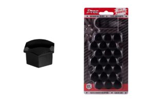 Afdekkapjes voor bouten 17 mm zwart