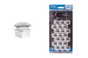 Afdekkapjes voor bouten van 19 mm, verchroomd