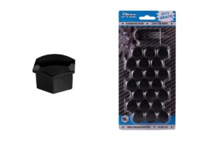 Afdekkapjes voor bouten 19 mm zwart
