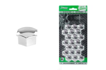 Afdekkapjes voor bouten 21 mm verchroomd