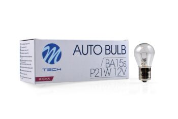 Kogellamp BA15s P21W S25 21W 12V transparant