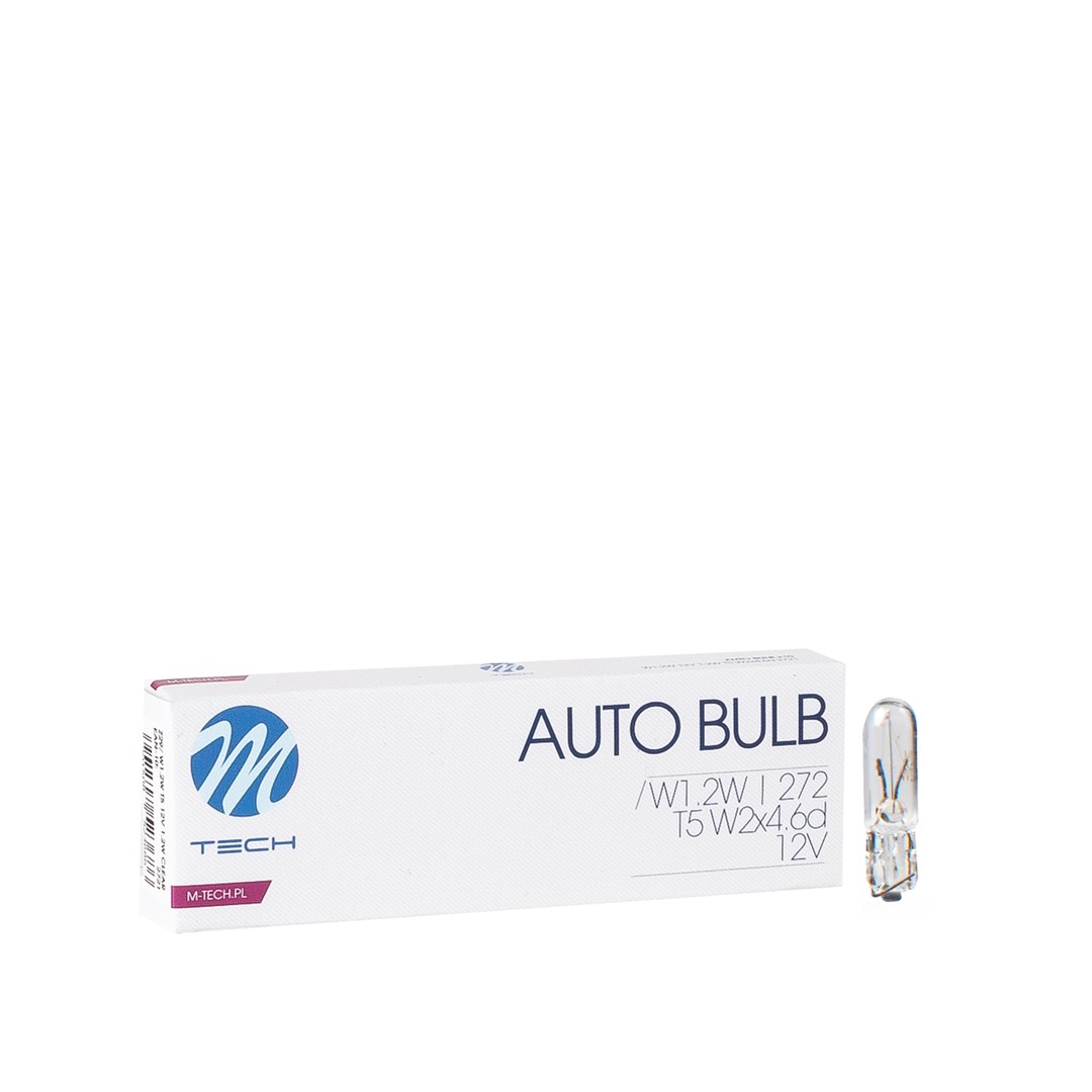 Wedge glasfitting lamp W1.2W T5 W2x4.6d 1.2W 12V