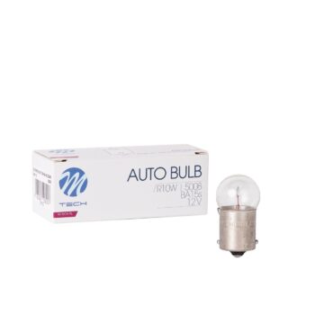 Kogellamp BA15s R10W G18 10W 12V transparant