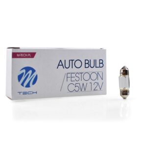 M-TECH lamp C5W 31mm SV8.5 5W 12V