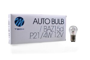 Kogellamp BAZ15d P21/4W 21/4W 12V transparant