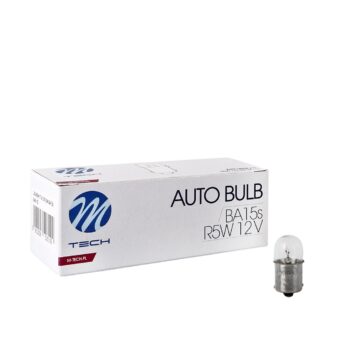 Kogellamp R5W BA15s 12V/5W transparant