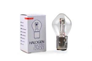 Kogellamp BA20d 12V/35/35W transparant