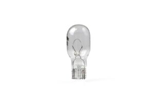 Wedge glasfitting lamp W16w T15 12V/16W transparant