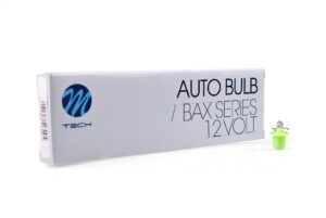 M-TECH BAX lamp B8.5d 12V/2W ZWART