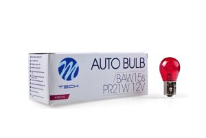 Kogellamp PR21W BAW15s 12V 21W ROOD