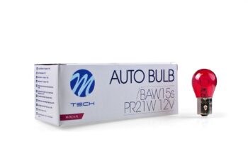 Kogellamp PR21W BAW15s 12V 21W ROOD
