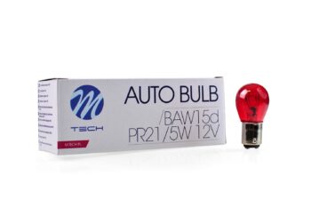 Kogellamp PR21/5W BAW15d 12V/21/5W rood