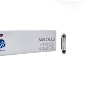 M-TECH lamp C15W 12V 15W 43mm 12V 15W SV8.5-8