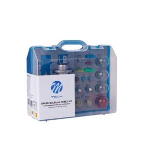 M-TECH reservelampenset 19 stuks – 2x H4 12V